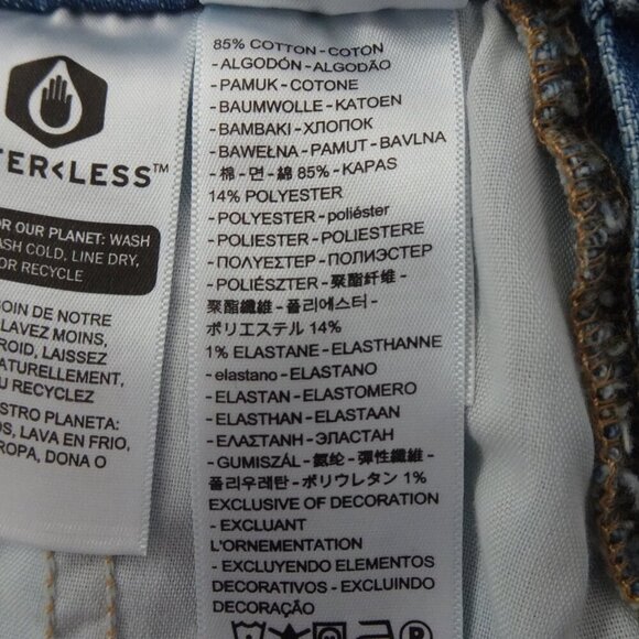 Levi's Shortalls Women's Plus 20W Denim Bib Overalls Cowgirl Festival Country - Picture 8 of 10